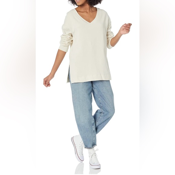 Women’s White V-neck Shirt - Picture 4 of 5